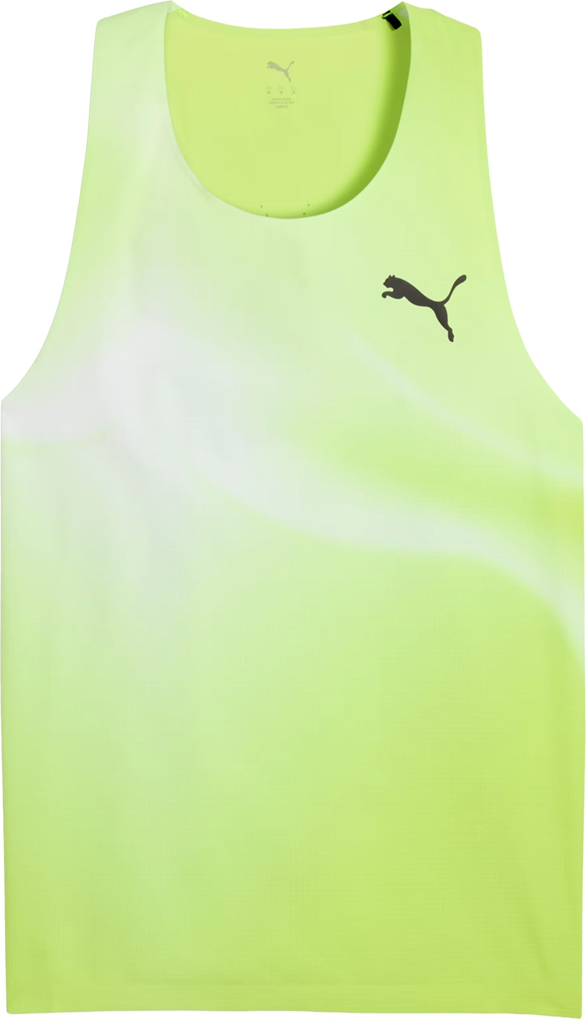 LightSpeed UltraWeave Graphic Mens Running Vest - Green