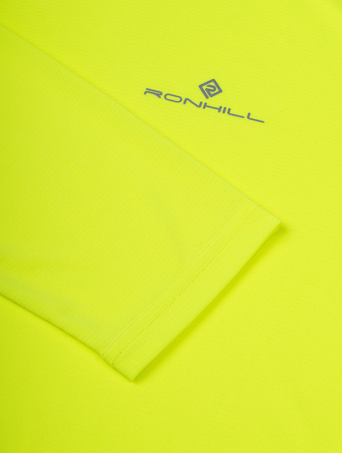 Core Long Sleeve Mens Running Top - Yellow