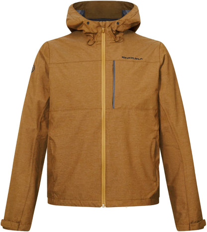 Hummvee Waterproof Hooded Mens Cycling Jacket - Bronze