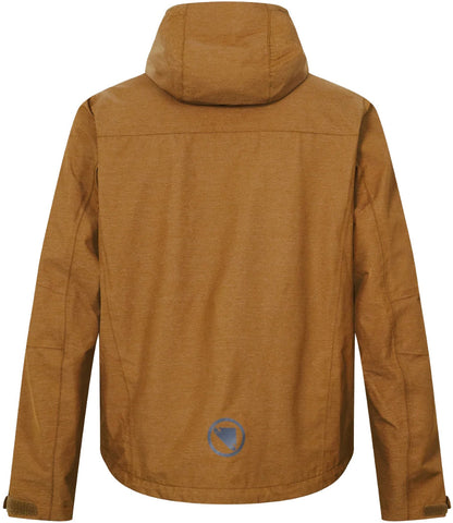 Hummvee Waterproof Hooded Mens Cycling Jacket - Bronze