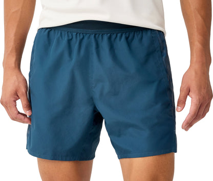 Dash Reflective Mens Running Shorts - Blue