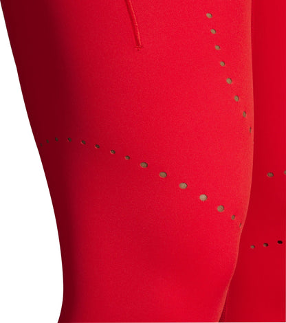 Method 3/4 Capri Womens Running Tights - Red