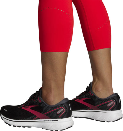 Method 3/4 Capri Womens Running Tights - Red