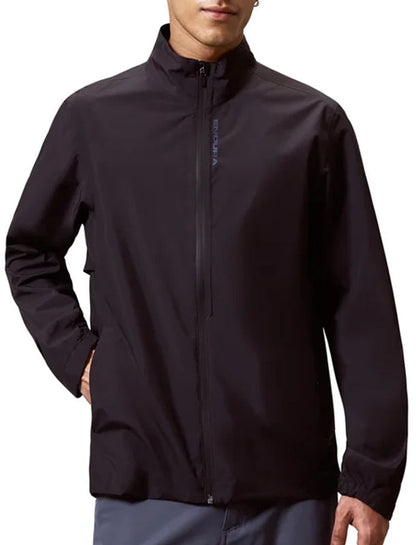Loop Rout Waterproof Mens Cycling Jacket - Black