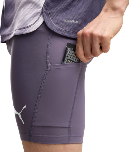 Lightspeed 8 Inch Mens Short Running Tights - Grey