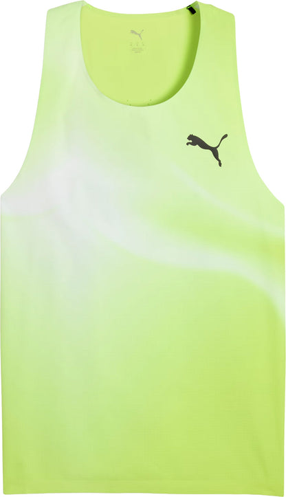 LightSpeed UltraWeave Graphic Mens Running Vest - Green