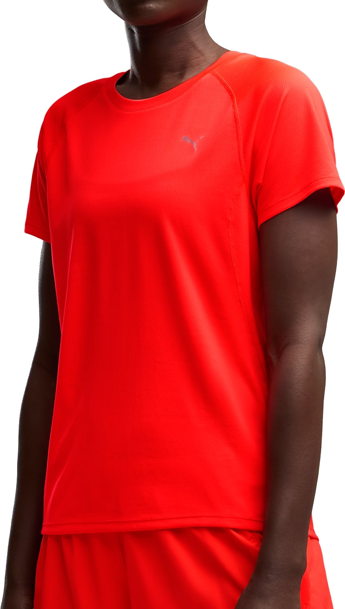 Velocity Short Sleeve Womens Running Top - Red