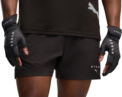 X HYROX PWRMODE 5 Inch Mens Training Shorts - Black