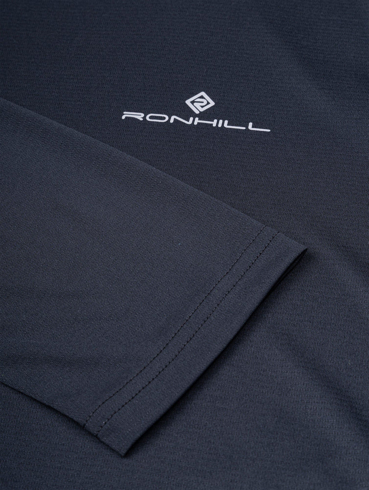 Core Long Sleeve Mens Running Top - Black