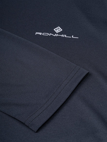 Core Long Sleeve Mens Running Top - Black