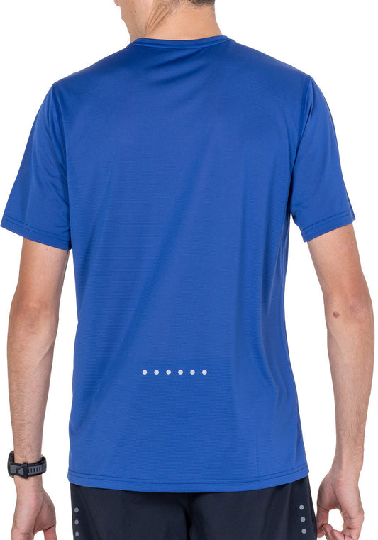 Core Short Sleeve Mens Running Top - Blue