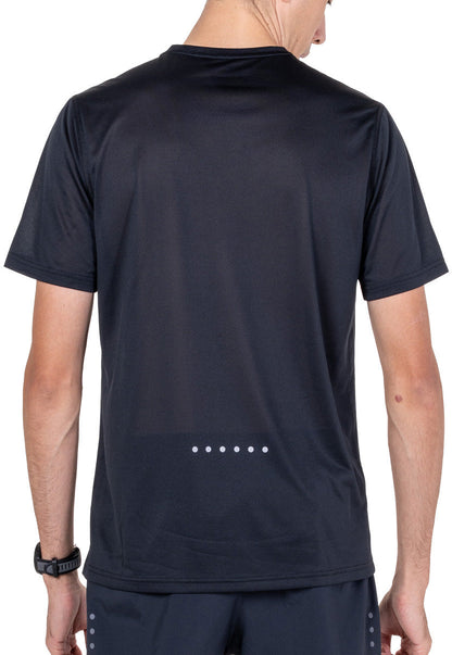 Core Short Sleeve Mens Running Top - Black