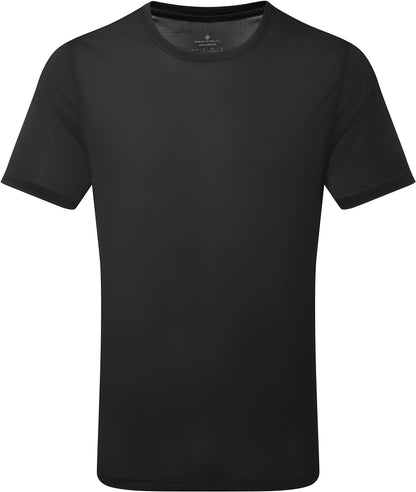Core Short Sleeve Mens Running Top - Black