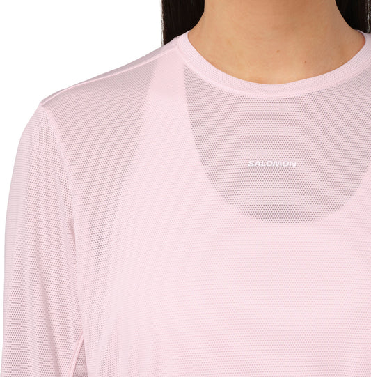 SHAKEout Core Long Sleeve Womens Running Top - Pink