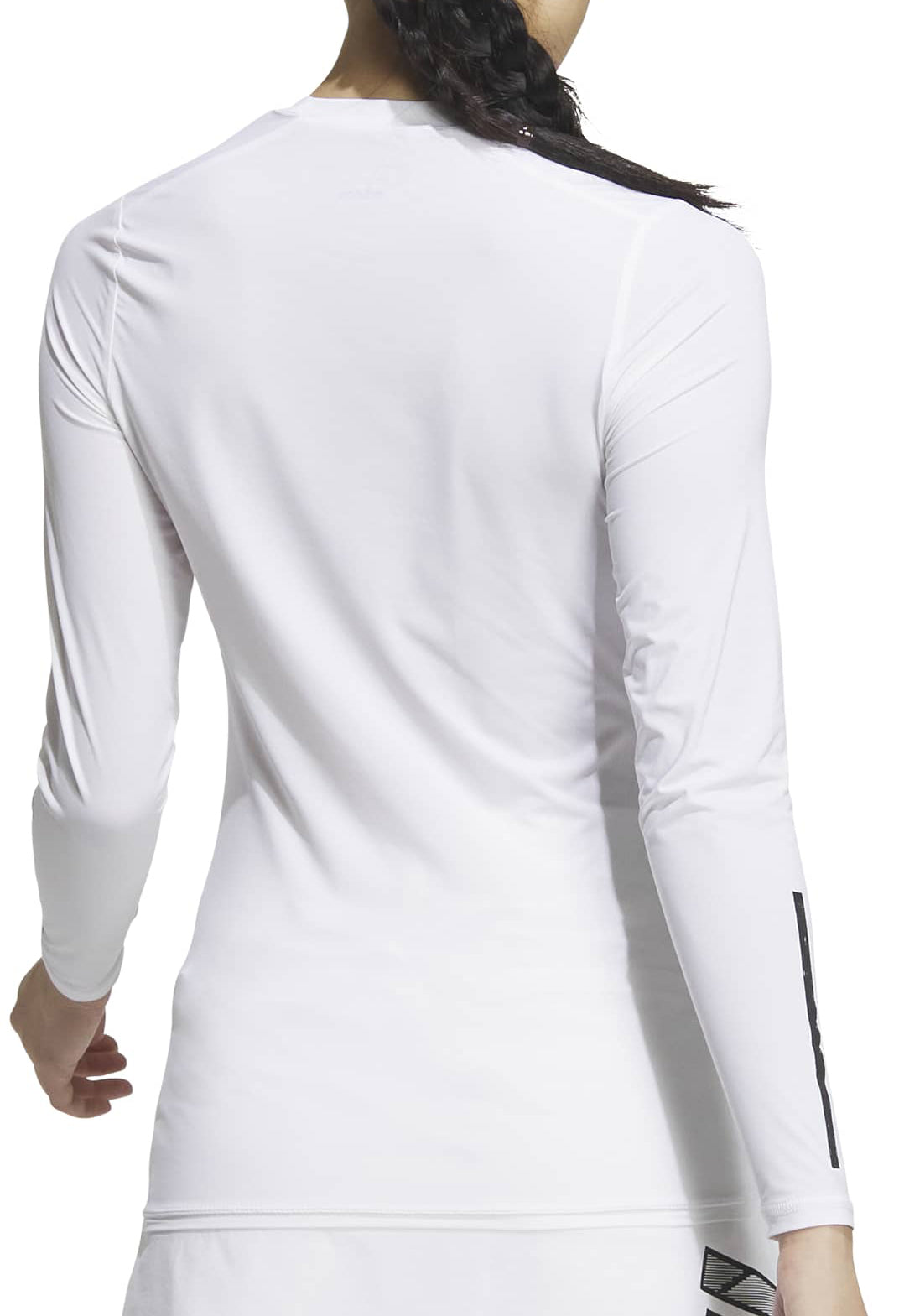 AeroReady Base Layer Long Sleeve Womens Golf Top - White