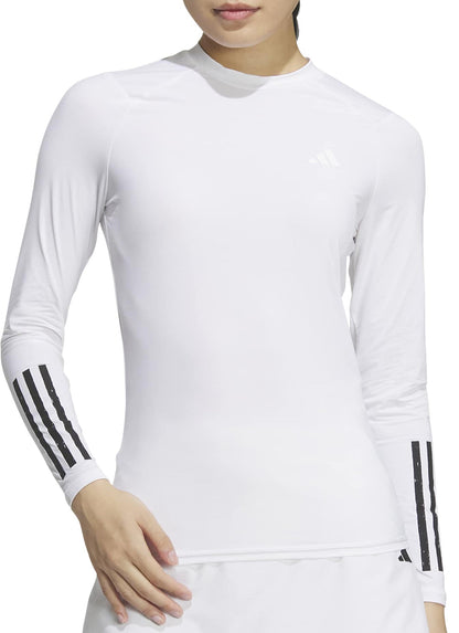 AeroReady Base Layer Long Sleeve Womens Golf Top - White